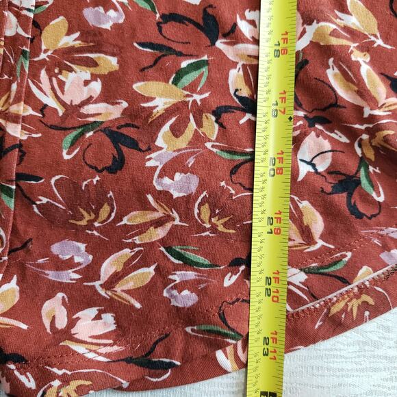 Daniel Rainn Stitch Fix Crochet floral pleated lace trim top Sz PS office church - Picture 7 of 9